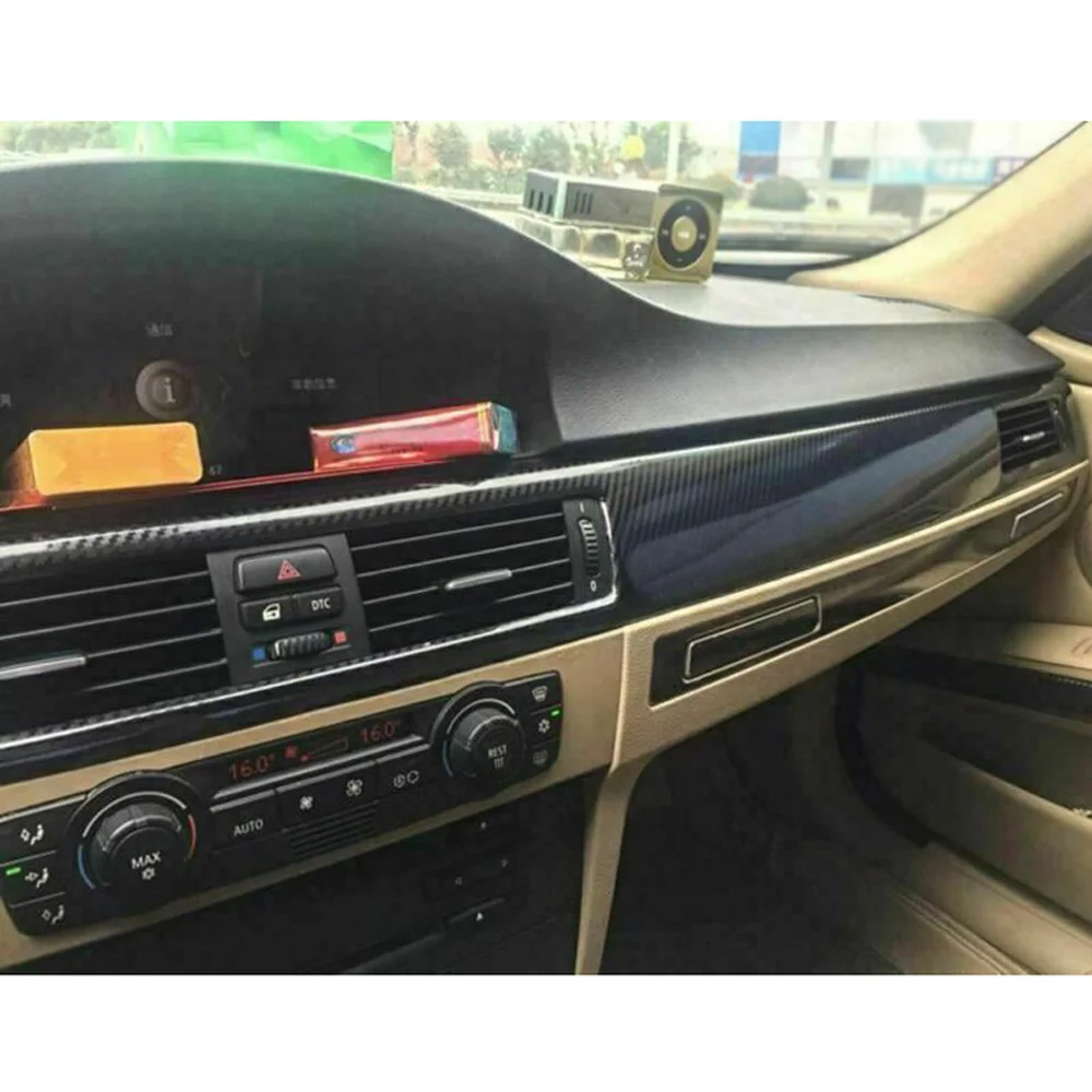 19x Car Interior Trim Kit Decal Wrap Matte Black For BMW 3 Series E90 E92 05-12